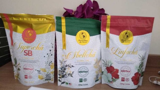Kit Maravilhas da Terra com 1 Chá SB + 1 Sbeltchá + 1 Linfachá