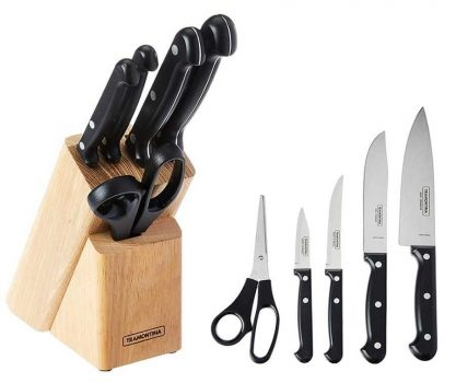 Kit para Cortar, 6 Peças, Tramontina, Ultracorte, Preto