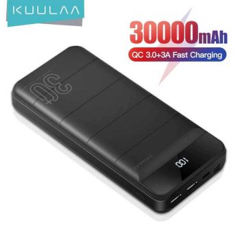 KUULAA Power Bank QC PD 3.0 30000mAh