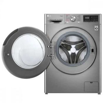 Lava e Seca LG 10,5 KG em Aço Escovado VC4 CV5010TS4 110V