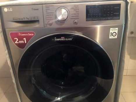 Lava e Seca LG Vivace VC4 com Inteligência Artificial AI DD™ CV5011TS4 Aço Escovado – 11Kg/7Kg