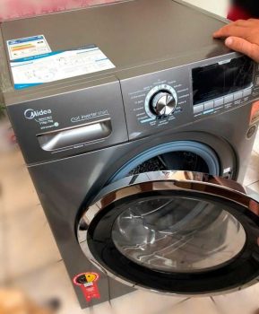 Lava e Seca Midea Prata 11kg Storm Wash Inverter Tambor 4D LSD11X