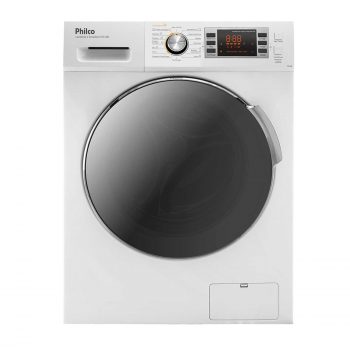 Lava e Seca Philco 12KG Inverter Branco com 16 Programas de Lavagem - PLS12B