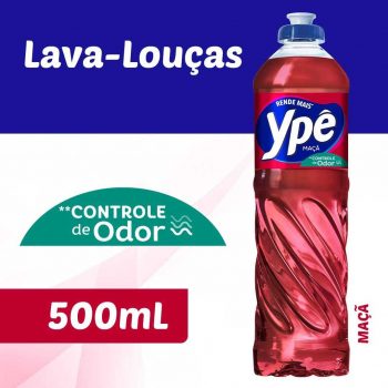 Lava Louças Ypê Maça 500Ml, Ypê, Vermelho