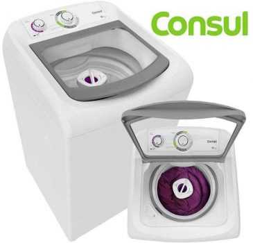 Lavadora de Roupas Consul CWB09 ABANA - 9Kg 15 Programas de Lavagem