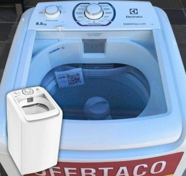 Lavadora de Roupas Electrolux 8,5Kg LES09 Branca Essencial Care - 220v