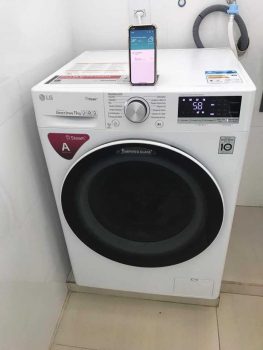 Lavadora de Roupas LG Smart VC4 FV5011WG4 - 11Kg Cesto Inox 14 Programas de Lavagem