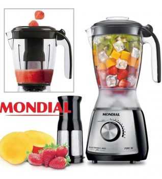 Liquidificador Mondial Eletronic Filter Premium com 10 Velocidades Função Pulsar e Filtro 700W L-66