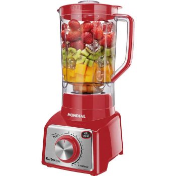 Liquidificador Turbo Inox Red 220v - Mondial L-1000 Ri