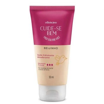 Loção Desodorante Hidratante Corporal Cuide-Se Bem Beijinho, 50 ml