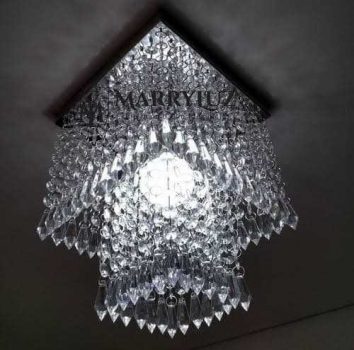Lustre Pendente De Cristal Acrílico Marrycrilic Formidável