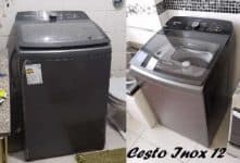 Máquina de Lavar Brastemp 12Kg titânio com Ciclo Tira Manchas Advanced e Ciclo Antibolinha - BWK12A9