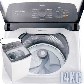 Máquina de Lavar Brastemp 14Kg branca com Ciclo Tira Manchas Advanced e Ciclo Antibolinha - BWK14AB