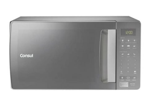 Micro-ondas Consul 32 Litros cor Inox Espelhado com Função Descongelar - CMS45AR