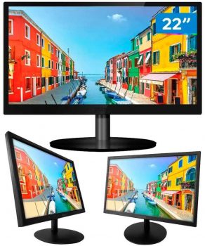 Monitor para PC PCTop MLP220HDMI 22” LED IPS – Widescreen HD HDMI VGA