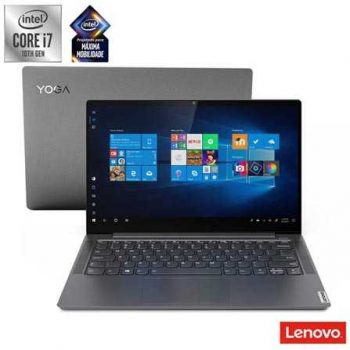 Notebook Lenovo Yoga S740 i7-1065G7 8GB SSD 256GB Geforce MX250 2GB Tela 14" Full HD W10 - 81RM0004BR