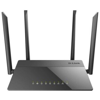 Roteador Wireless D-Link Gigabit-Ethernet AC 1200Mbps, Dual Band, 4 Antenas - DIR-842
