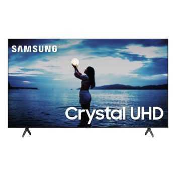 Samsung Smarttv Crystal Uhd Tu7020 4k 2020 58", Design Sem Limites, Controle Remoto Único, Visual Livre De Cabos.