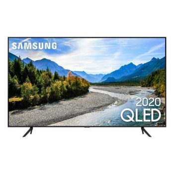 Smart TV 50'' Samsung QLED 4K 50Q60T, Pontos Quânticos, Borda Infinita, Alexa built in, Modo Ambiente Foto, Controle Único e Visual Livre de Cabos