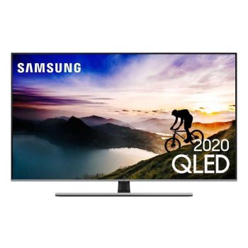 Smart TV 55'' Samsung QLED 4K 55Q70T, Pontos Quânticos, HDR, Borda Infinita, Alexa built in, Modo Ambiente 3.0, Controle Único, Visual Livre de Cabos