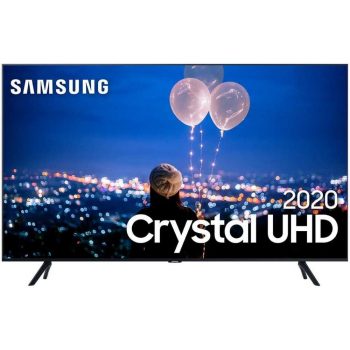 Smart TV 75'' Samsung Crystal UHD 75TU8000 4K, Wi-fi, Borda Infinita, Alexa built in, Controle Único, Visual Livre de Cabos, Modo Ambiente Foto e Processador Crystal 4K