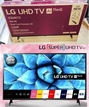 Smart TV LED 43" LG 43UN7300 UHD 4K Bluetooth HDR 10 Thing Ai Google Assistente - Alexa Iot Função Gamer