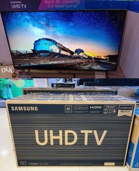 Smart TV LED 50" 4K UHD Samsung 50RU7100, 3 HDMI, 2 USB, Premium HDR e Wi-fi