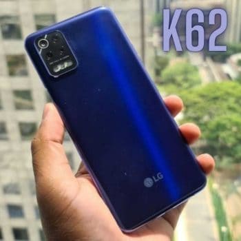 Smartphone LG K62 64GB 4G Octa-Core - 4GB RAM Tela 6,59” Câm. Quádrupla + Selfie 13MP