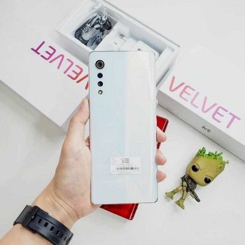 Smartphone LG Velvet Aurora White 128GB, 6GB RAM, Tela de 6.8”, Câmera Traseira Tripla, Android 10, Inteligência Artificial e Processador Octa-Core