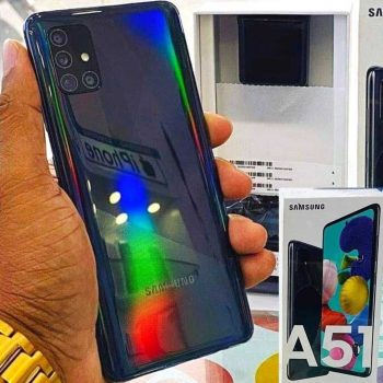 Smartphone Samsung Galaxy A51 Android Tela 6,5" Super Amoled Octa-Core 2.3 128GB 4G Câmera 48MP+12MP+5MP+5MP - Preto