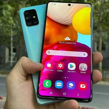 Smartphone Samsung Galaxy A71 128GB 4G Tela 6.7 Pol. Câmera Quadrupla 64MP Selfie 32MP Android 10.0