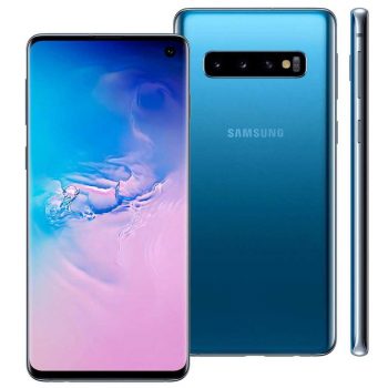 Smartphone Samsung Galaxy S10 128GB, 8GB RAM, Tela Infinita de 6.1", Câmera Traseira Tripla, Dual Chip, PowerShare, Leitor Digital, Android 9.0