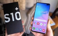 Smartphone Samsung Galaxy S10+ Dual Chip Android 6.4" Octa Core 128GB 4G Câmera Tripla Traseira 12MP + 12MP + 16MP