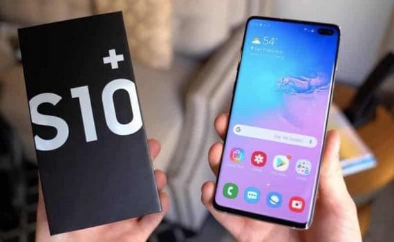 Smartphone Samsung Galaxy S10+ Dual Chip Android 6.4" Octa Core 128GB 4G Câmera Tripla Traseira 12MP + 12MP + 16MP