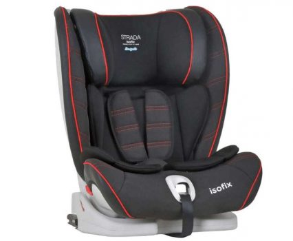 Strada Isofix, Burigotto, Black Red Line, Único