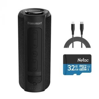 Tronsmart Element T6 Plus + Apple Certified Lightning Cable + 32GB TF Card