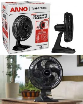 Ventilador de Mesa Arno Turbo Force 40cm – 3 Velocidades