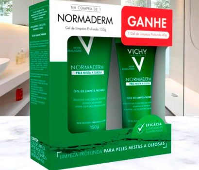 Vichy Normaderm Kit - Limpeza Profunda 150g + Gel de Limpeza 40g