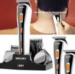 Aparador de Pelos Mallory Mithos Barber 9 em 1 Preto/branco - Bivolt