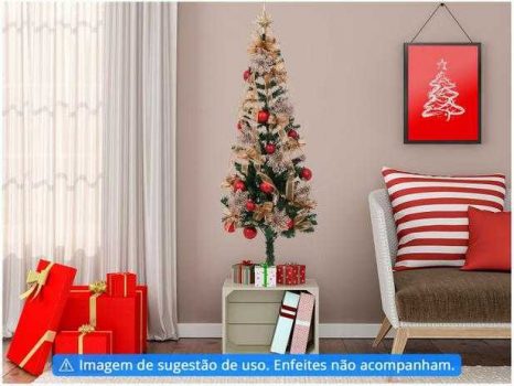 Árvore de Natal 1,50m Verde 200 Galhos Casambiente - NATAL004