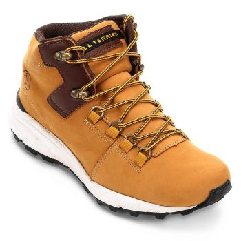 Bota Couro Bull Terrier Boreal Masculina - Mostarda