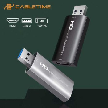 CABLETIME 4K HDMI Capture Card