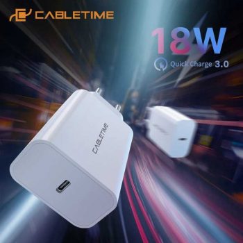 CABLETIME USB Charger 18W