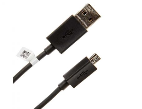 Cabo de Dados Micro USB Preto Original Motorola - 1.2 Metro - Embalagem Econômica