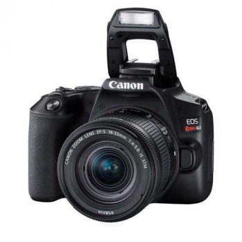 Câmera Canon SL3 DSLR com 24.1MP, 3", Gravação em Full HD - EF-S 18-55MM