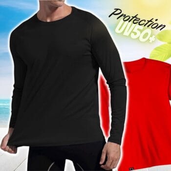 Camiseta UV Protection Masculina UV50+ Tecido Ice Dry Fit Secagem Rápida