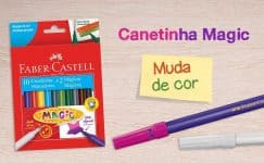 Canetinha, Faber-Castell, Magic, 15.0112MZF, 10 Cores + 2 Mágicas