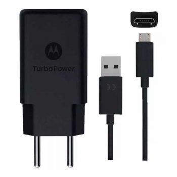 Carregador Motorola Turbo Power Moto V8