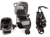 Carrinho de Bebê com Bebê Conforto Cosco - Travel System Jetty 3 Rodas 0 a 15kg