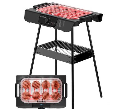 Churrasqueira Elétrica Cadence Grl860 Alta Grill Menu com Controle de Temperatura